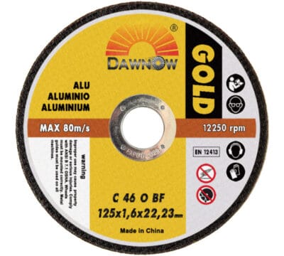 dawn abrasives aluminium cutting disc 125-1.6