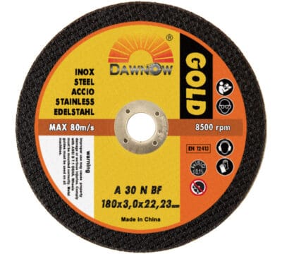 dawn abrasives gold stainless steel cutting disc