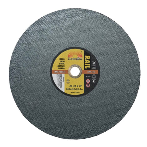 dawn abrasives railway cutting wheels 356x4x25.4 ZA 24Q