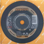 Grinding Wheel manufacturer RHODIUS for Stainless Steel Cutting Disc 230*2.5*22.2 Cutting Disc