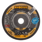 RHODIUS Grinding Wheel German 150*1.5*22 Stainless Steel Cutting Disc