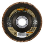 RHODIUS Zirconia Alumina 125*22 80#for Stainless Steel polishing Iron-Free