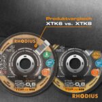 RHODIUS Grinding Wheel Ultra-Thin Cutting Disc Cutting Disc Stainless Steel Cutting Disc 125*0.8 - Image 3
