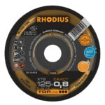 RHODIUS Grinding Wheel Ultra-Thin Cutting Disc Cutting Disc Stainless Steel Cutting Disc 125*0.8 - Image 5